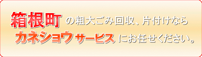 箱根町の衣料品（洋服　着物  帽子 バッグ ベルト）回収ならカネショウサービス