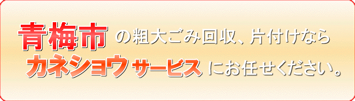 青梅市の衣料品（洋服　着物  帽子 バッグ ベルト）廃棄ならカネショウサービス