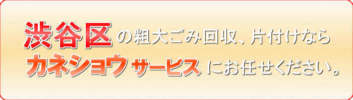 渋谷区の洋服（衣料品）傘　靴片付けならカネショウサービス