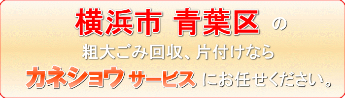 横浜市青葉区の洋服（衣料品）傘　靴撤去ならカネショウサービス